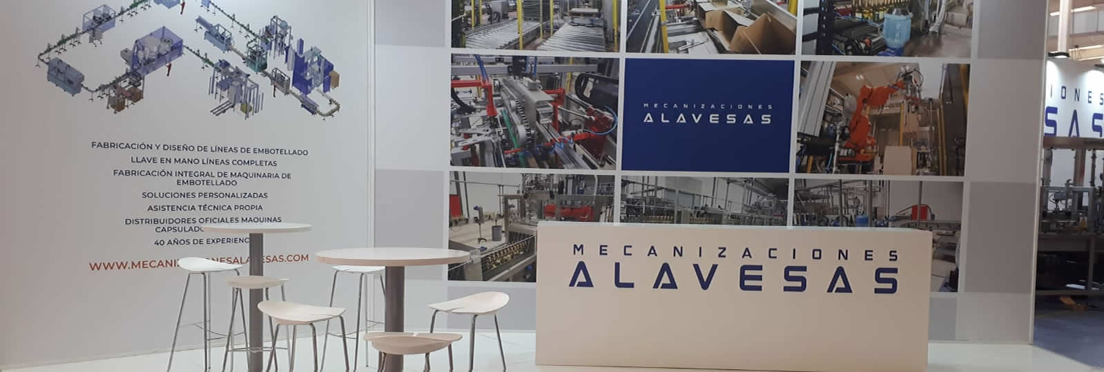 Montai realizó el montaje de un stand empresaria para Mecanizaciones Alavesas