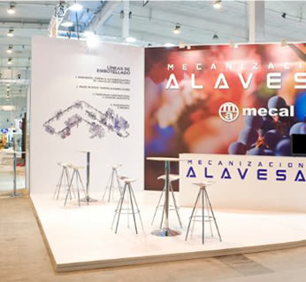 Montai realizó el montaje de un stand empresaria para Mecanizaciones Alavesas