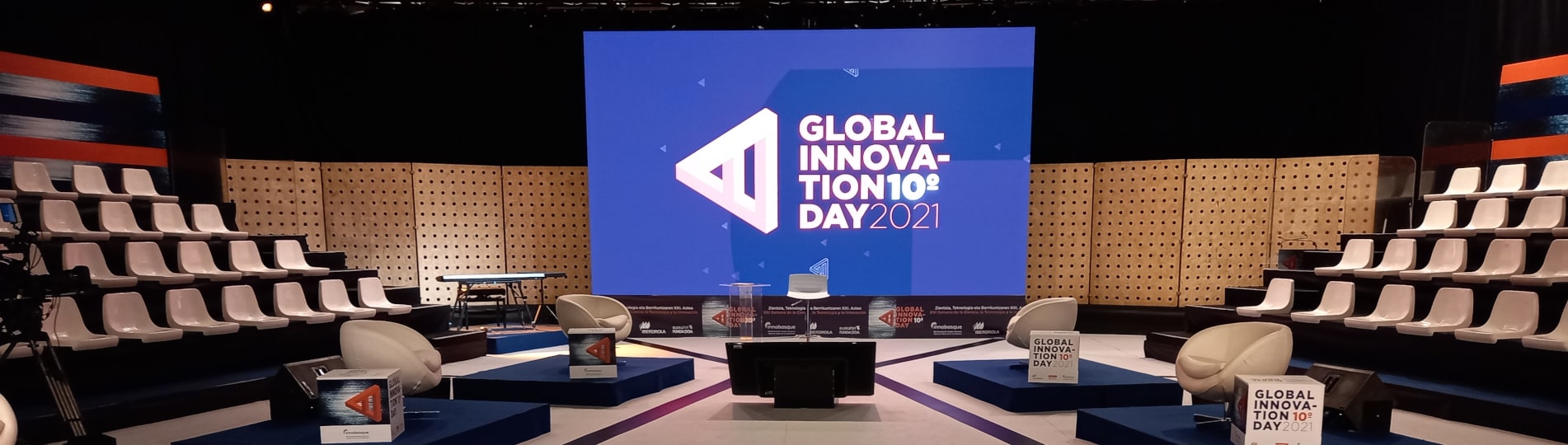 Desde Montai hemos creado este plató de televisión para el Global Innovation Day 2021